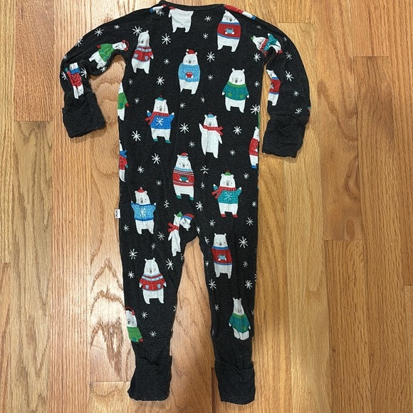 Little Sleepies Sold Out Limited Edition Polar Bear Print Zippered Sleeper 3-6M - Picture 5 of 5